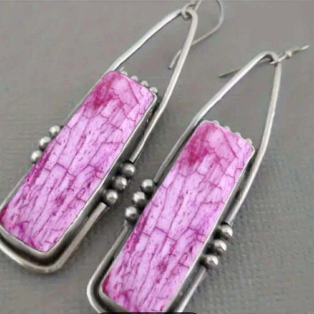 Boho retro style earrings
